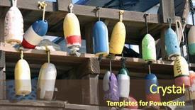  Presentation with ocean - Slide deck consisting of various ocean bouys of diffrent background and a  colored foreground