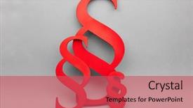  Presentation with law - PPT layouts enhanced with various red law paragraphs background and a red colored foreground