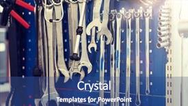  Presentation with auto repair - Amazing presentation design having various services - auto service repair maintenance backdrop and a ocean colored foreground