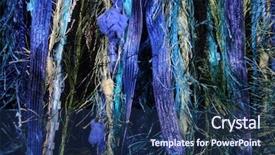  Presentation with royal blue - Cool new presentation with various shades of blue backdrop and a ocean colored foreground