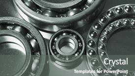  Presentation with titanium - Presentation theme featuring various sizes of ball-bearings against titanium background and a gray colored foreground