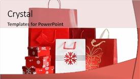  Presentation with shopping - Beautiful PPT layouts featuring various sizes of holiday shopping backdrop and a lemonade colored foreground