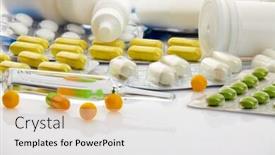  Presentation with drug resistance - Presentation with various-tablets-pills-and-vitamins background and a white colored foreground