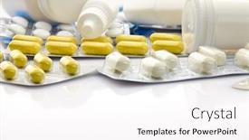  Presentation with drug resistance - Amazing theme having various-tablets-pills-and-vitamins backdrop and a pink colored foreground