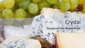  Presentation with cheese - PPT theme having various types of cheese composition background and a  colored foreground