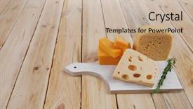  Presentation with cheddar - Theme enhanced with various types of fresh raw aged delicatessen cheese on white plate over light wooden table cheddar edam swiss background and a soft green colored foreground