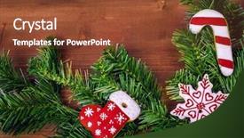  Presentation with shapes - Theme having varoius homemade gingerbread cookies with different shapes for christmas background and a tawny brown colored foreground