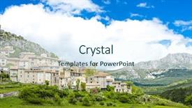  Presentation with france - Colorful presentation design enhanced with vars - trigance var department provence france backdrop and a  colored foreground