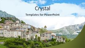  Presentation with fire department drone - Cool new slide deck with vars - trigance var department provence france backdrop and a  colored foreground