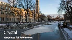  Presentation with winter river - 