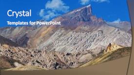  Presentation with inspiring - Presentation theme enhanced with vastu - scenic landscapes of northern argentina background and a teal colored foreground