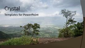  Presentation with stream - Presentation theme with vastu - scenic view of a lush background and a light blue colored foreground