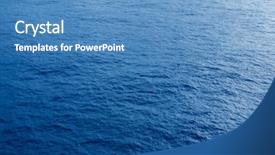  Presentation with blue waves - Slides consisting of vastu - vast blue ocean background background and a teal colored foreground