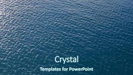  Presentation with blue waves - Audience pleasing slide deck consisting of vastu - vast blue ocean background backdrop and a  colored foreground