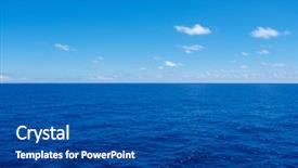  Presentation with ocean waves - PPT theme with vastu - vast blue ocean with moderate background and a ocean colored foreground
