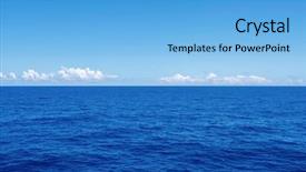  Presentation with ocean waves - Amazing PPT layouts having vastu - vast blue ocean with moderate backdrop and a light blue colored foreground