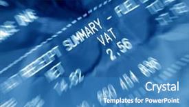  Presentation with vat - Cool new presentation with vat receipt with zoom focus backdrop and a teal colored foreground