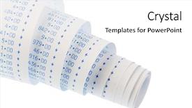  Presentation with calculator - Amazing PPT layouts having vat tax - computing strips of a calculator backdrop and a white colored foreground