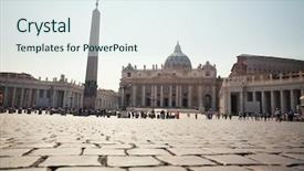  Presentation with vatican - PPT layouts enhanced with vatican city vatican - july 14 background and a sky blue colored foreground