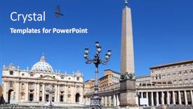  Presentation with vatican - PPT layouts featuring  background and a  colored foreground.