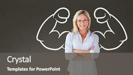  Presentation with composite - Amazing slide set having vector - digital composite of happy student backdrop and a dark gray colored foreground