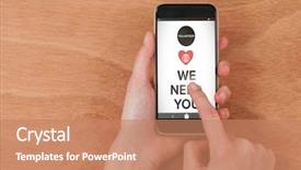  Presentation with vector - Audience pleasing PPT layouts consisting of vector image of we need backdrop and a coral colored foreground