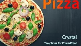  Presentation with hydroponics vegetables hydroponic vegetable - Beautiful slide deck featuring veg - raw pizza with vegetables backdrop and a wine colored foreground