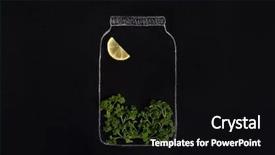  Presentation with gluten free - Slide set consisting of vegan detox drinks gluten free background and a black colored foreground