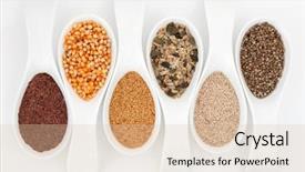  Presentation with porcelain - Colorful PPT theme enhanced with  backdrop and a  colored foreground