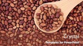  Presentation with broad - Cool new presentation with vegan-fava-beans-broad-beans backdrop and a tawny brown colored foreground