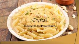  Presentation with mac - Beautiful slide deck featuring vegan mac and cheese pasta backdrop and a  colored foreground