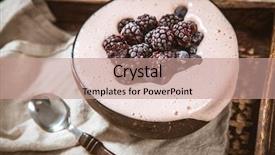  Presentation with vegan - Audience pleasing presentation theme consisting of  backdrop and a  colored foreground