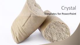  Presentation with sausages - Slide deck enhanced with vegan-sausages-in-white-background background and a white colored foreground