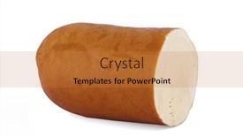  Presentation with sausages - Presentation featuring vegan-sausages-in-white-background background and a gold colored foreground