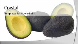  Presentation with monetary supply process central bank - Amazing PPT theme having vegemite - hass variety avocado produced backdrop and a white colored foreground