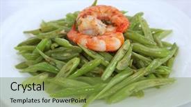  Presentation with long beans - Slide set with lot of italian newspaper background and a gray colored foreground