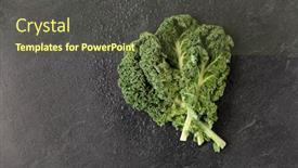  Presentation with culinary - Audience pleasing PPT theme consisting of vegetable-food-and-culinary-concept backdrop and a tawny brown colored foreground