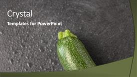  Presentation with culinary - Slide deck enhanced with vegetable-food-and-culinary-concept background and a dark gray colored foreground