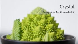  Presentation with jar food canning vegetable canned - Presentation design enhanced with vegetable-food-and-culinary-concept background and a white colored foreground