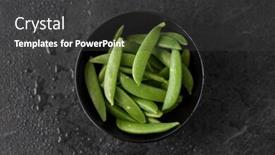  Presentation with culinary - Colorful PPT theme enhanced with vegetable-food-and-culinary-concept backdrop and a dark gray colored foreground
