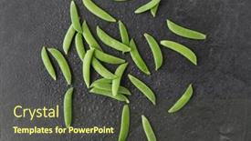  Presentation with culinary - Presentation theme featuring vegetable-food-and-culinary-concept background and a tawny brown colored foreground