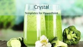  Presentation with juice - Presentation theme consisting of look at the bigger picture background and a light gray colored foreground