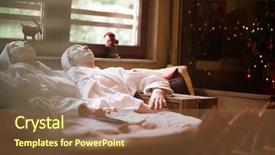  Presentation with beautiful black women smiling - Colorful PPT layouts enhanced with vegetable treatment - beautiful young women getting facial backdrop and a  colored foreground