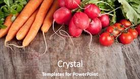  Presentation with sliced fresh papaya on wooden - Amazing presentation theme having vegetables - fresh vegetable on wooden table backdrop and a coral colored foreground