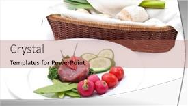  Presentation with raw meat - 