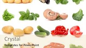  Presentation with white healthy food - Presentation consisting of vegetables collection isolated on white background set of different fresh raw veggies food ingredient healthy food concept background and a lemonade colored foreground