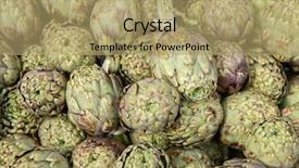  Presentation with agricultural products - PPT theme with vegetables market in italy agricultural background and a coral colored foreground