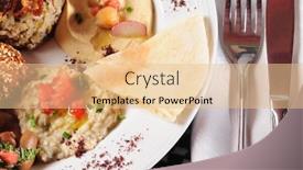  Presentation with middle east - Cool new theme with vegetarian-middle-east-cuisine backdrop and a lemonade colored foreground