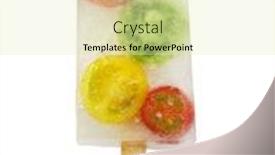  Presentation with veggie - Amazing presentation theme having veggie ice pop colorful cherry tomatoes backdrop and a soft green colored foreground