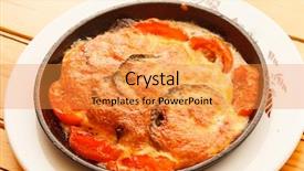  Presentation with fresh fruits vegetables dairy meat - PPT layouts enhanced with vegtable - roasted meat with vegetables background and a  colored foreground